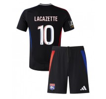 Olympique Lyonnais Alexandre Lacazette #10 Koszulka Wyjazdowa dzieci 2024-25 Krótki Rękaw (+ krótkie spodenki)